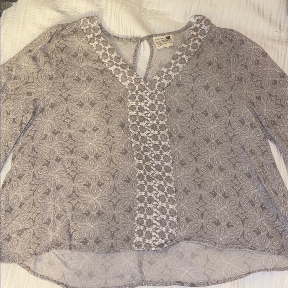 LA HEARTS LONG SLEEVE SHIRT